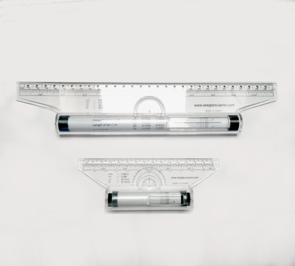 Rolling ruler - Règle roulante 30cm et 15 cm
